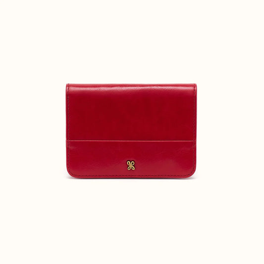 Hobo Jill Bifold Wallet True Red