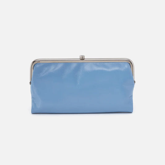 Hobo Lauren Wallet Faded Denim