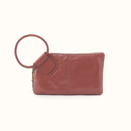 Hobo Sable Wristlet Rosewood
