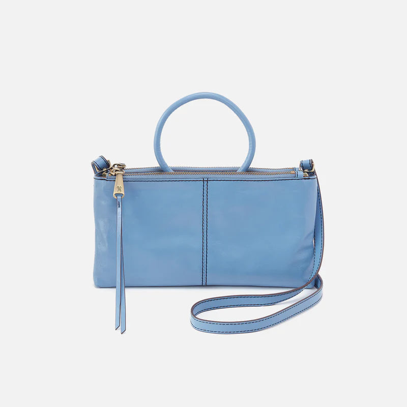 Hobo Sable Crossbody Faded Denim