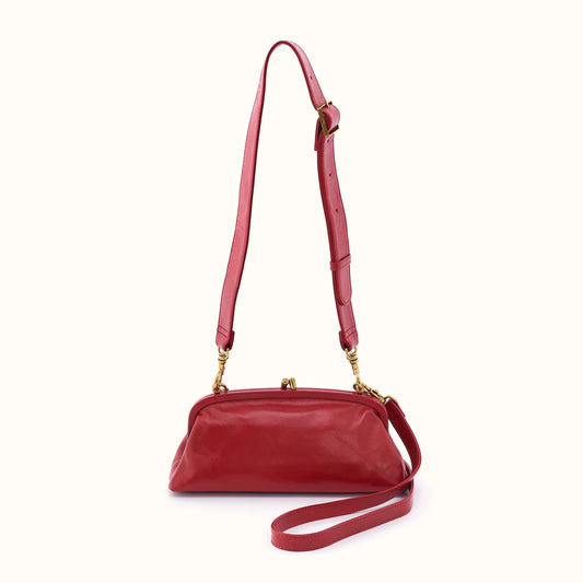 Hobo Alba Frame Small Shoulder True Red