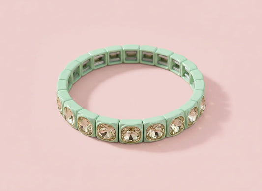 Zoe Mint Bracelet