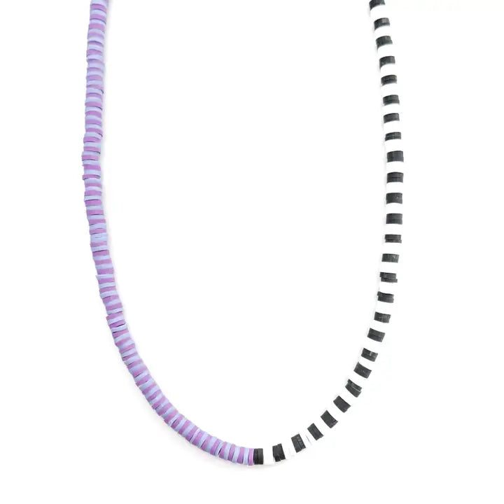 Poppy Colorful Layering Necklace Purple