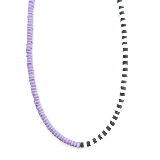 Poppy Colorful Layering Necklace Purple