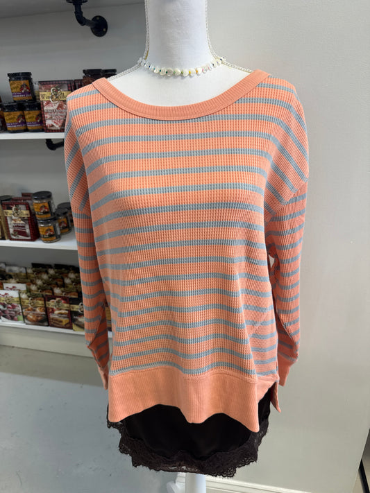 Tiggy Thermal Salmon Top
