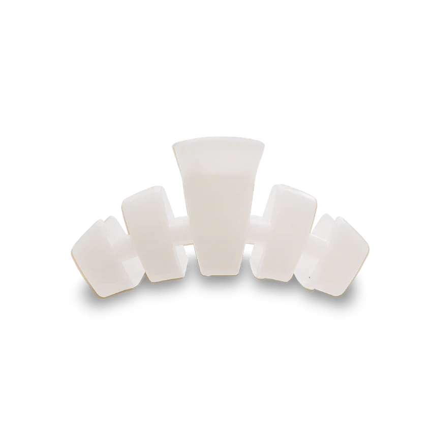 Teleties Coconut White Small Clip