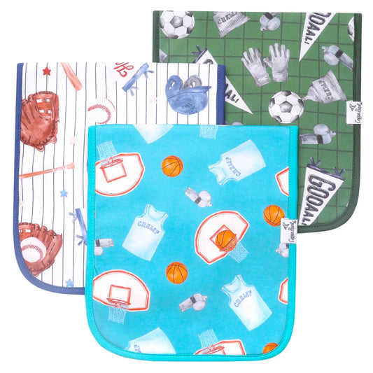 Copper Pearl Burp Cloths All Star