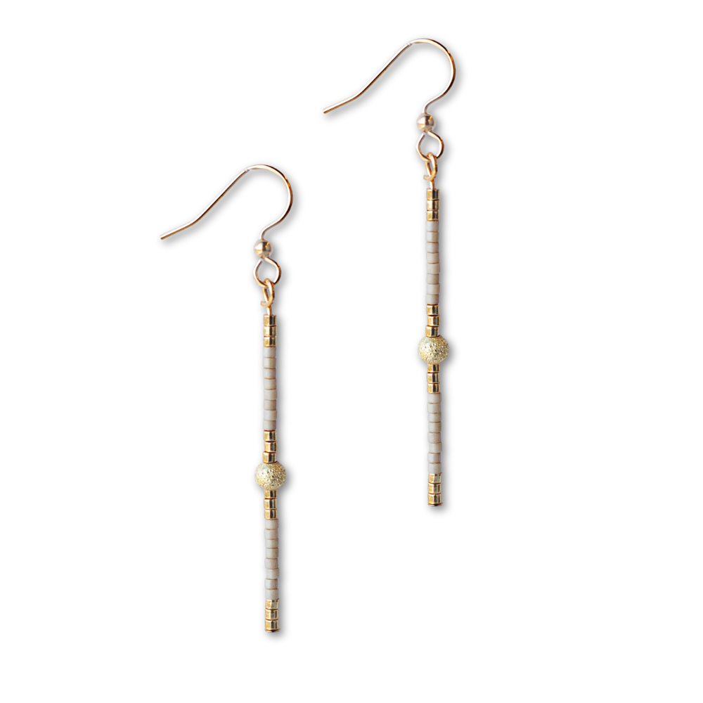 Sprinkles Earrings: Gold