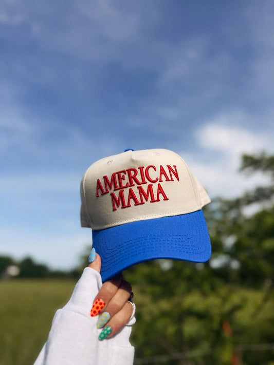 American Mama Trucker Hat