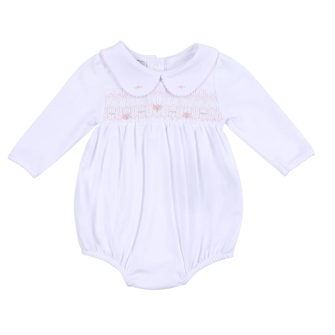 Magnolia Baby Alice Andrew Smock Collared Girl