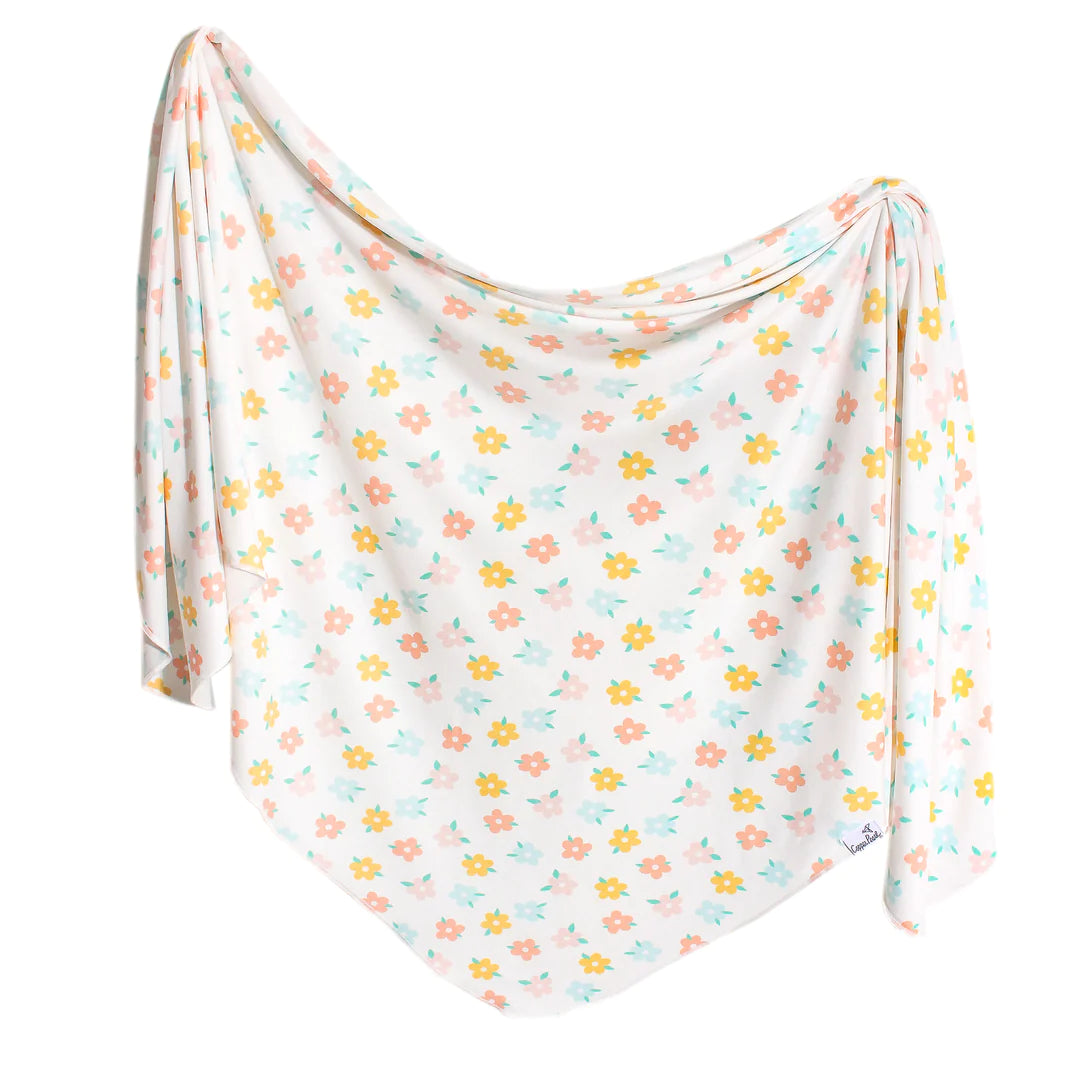 Copper Pearl Daisy Swaddle