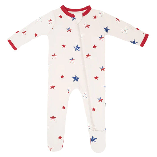 Kyte Baby Zippered Footie Liberty