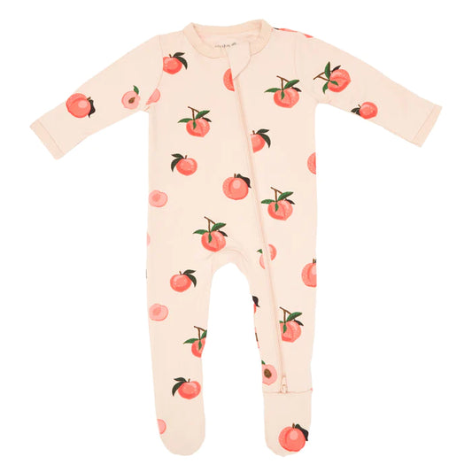 Kyte Baby Zippered Footie Peach