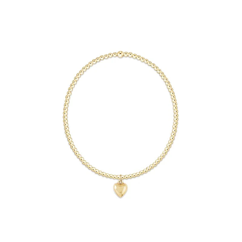 E Newton Classic Gold 2mm Love Plush Small