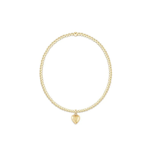 E Newton Classic Gold 2mm Love Plush Small