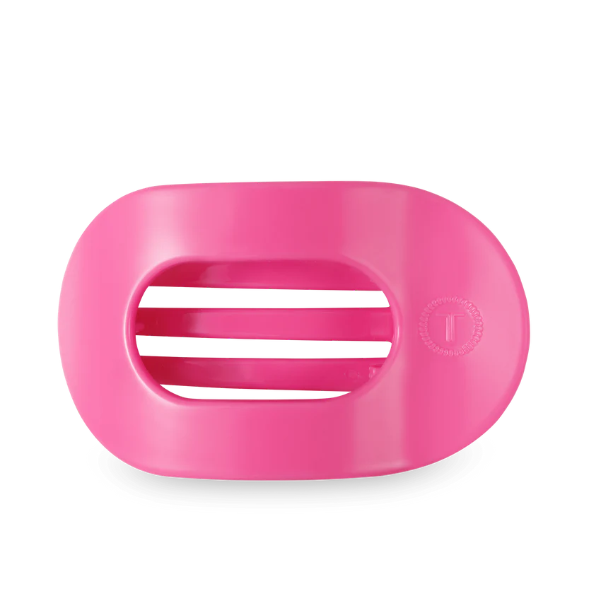 Teleties Paradise Pink Large Round Flat Clip