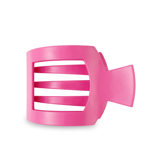 Teleties Paradise Pink Large Flat Square Clip