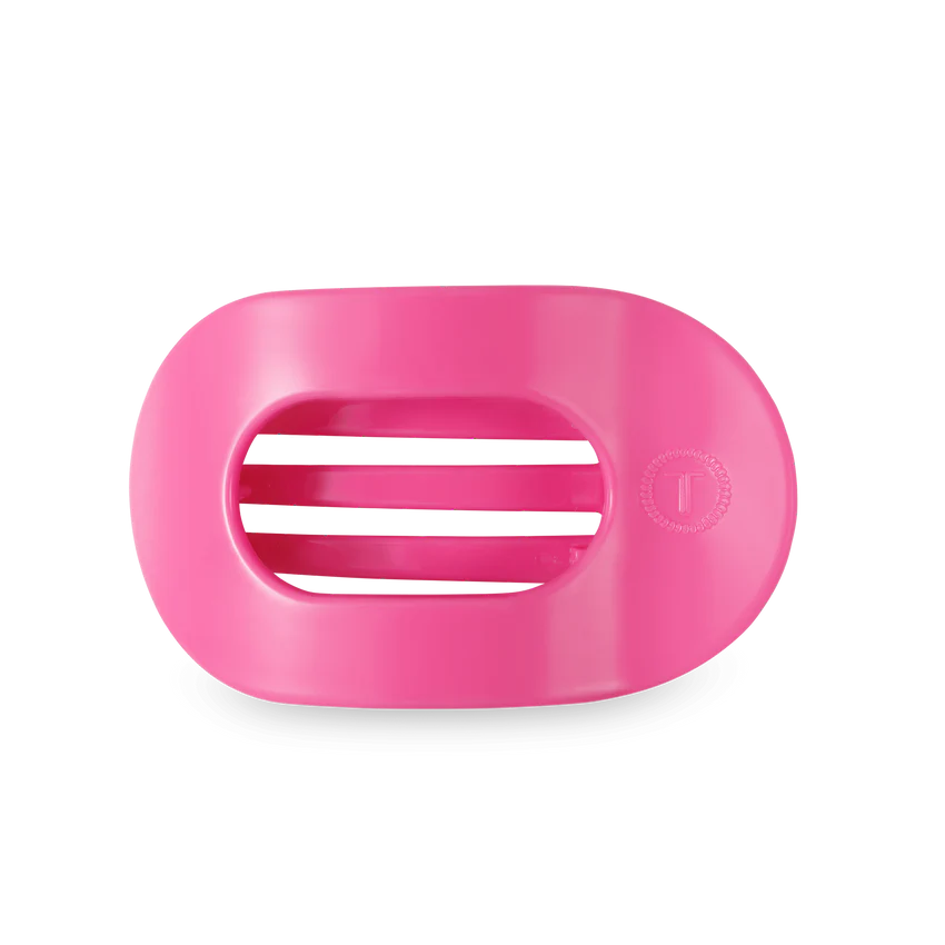 Teleties Paradise Pink Medium Round Flat Clip