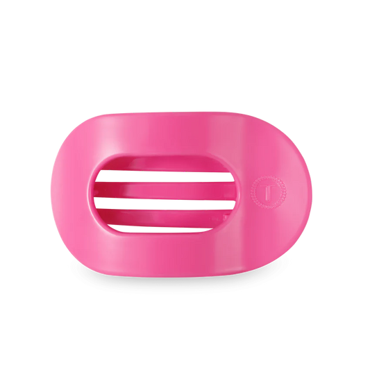 Teleties Paradise Pink Medium Round Flat Clip