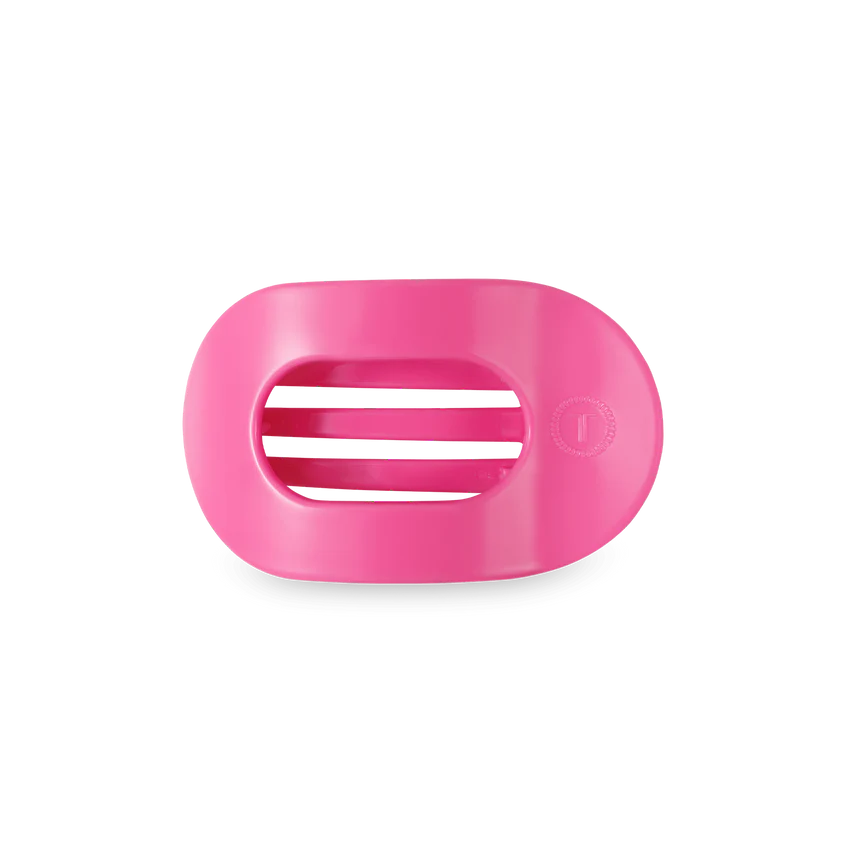 Teleties Paradise Pink Small Round Flat Clip