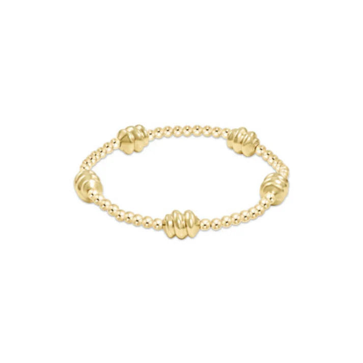 E Newton Admire 3mm Gold Bracelet