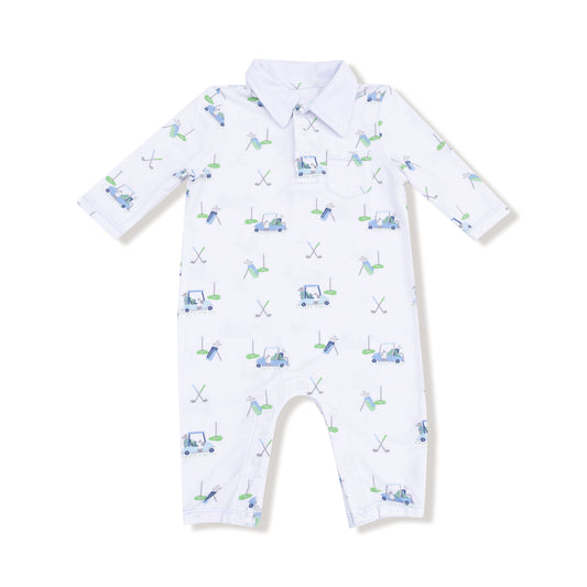 Baby Golf Carts Polo Romper