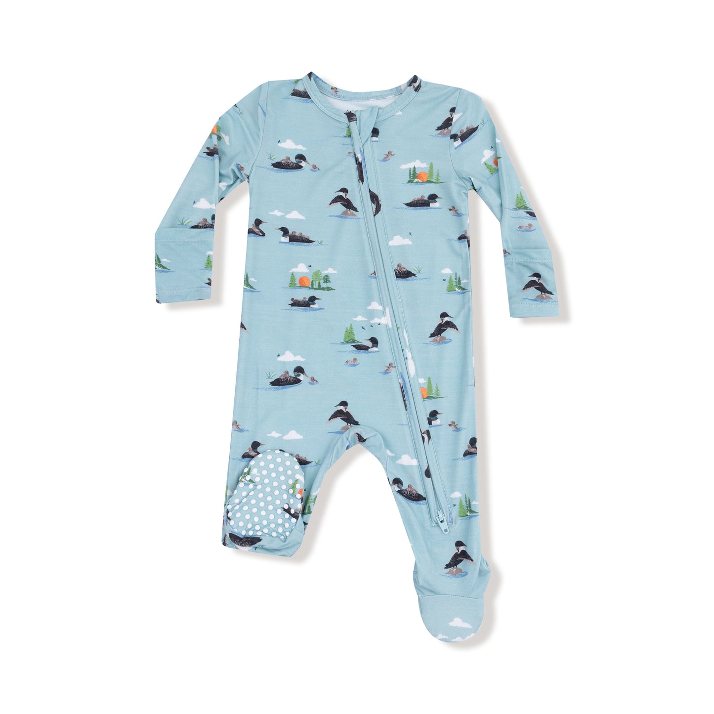 Loons - 2 Way Zipper Footie