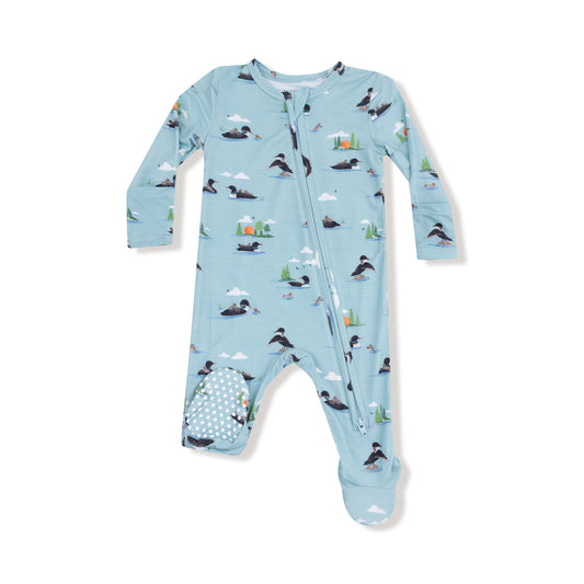 Loons - 2 Way Zipper Footie