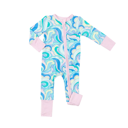 Angel Dear Swirls 2 Way Zipper Romper