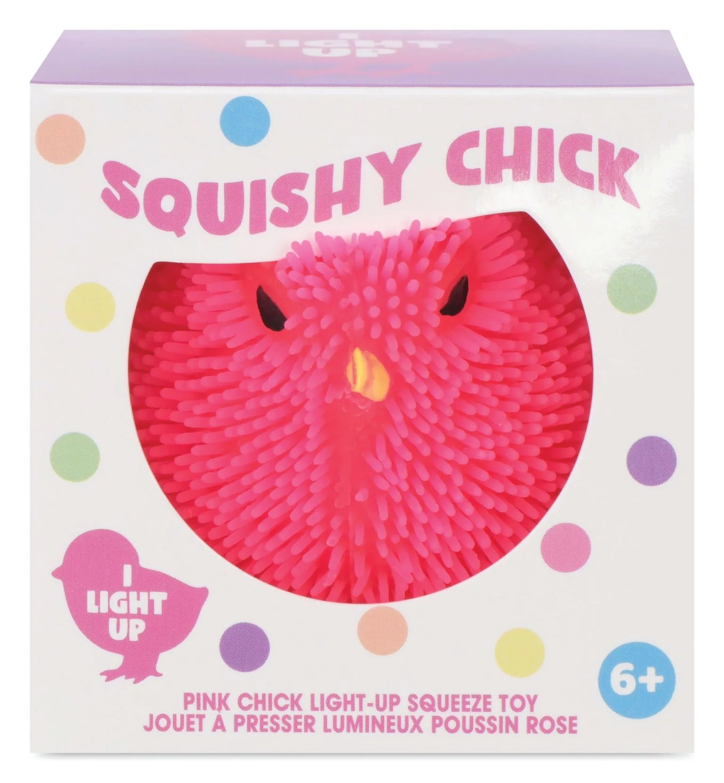 Pink Chick Light Up Squeeze Toy