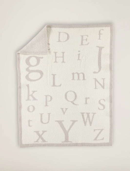 Barefoot Dreams Cozychic ABC Blanket