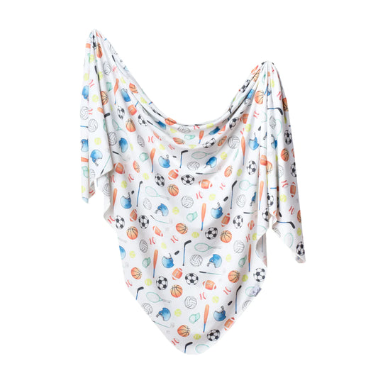 Copper Pearl Varsity Swaddle