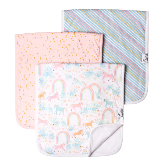 Copper Pearl Burp Cloths Whimsy
