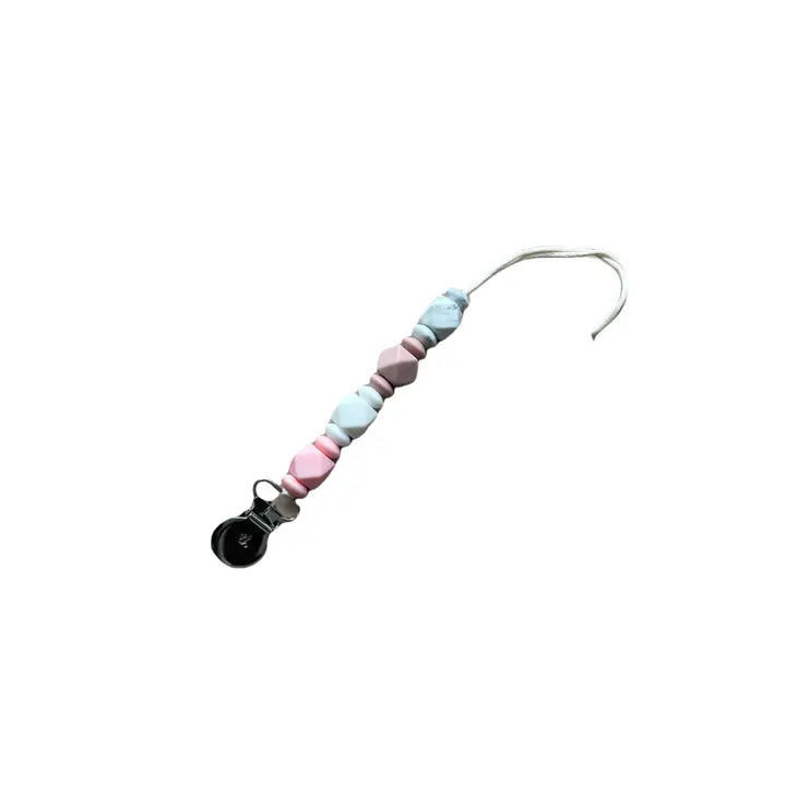 Three Hearts Jewel Pacifier Clip