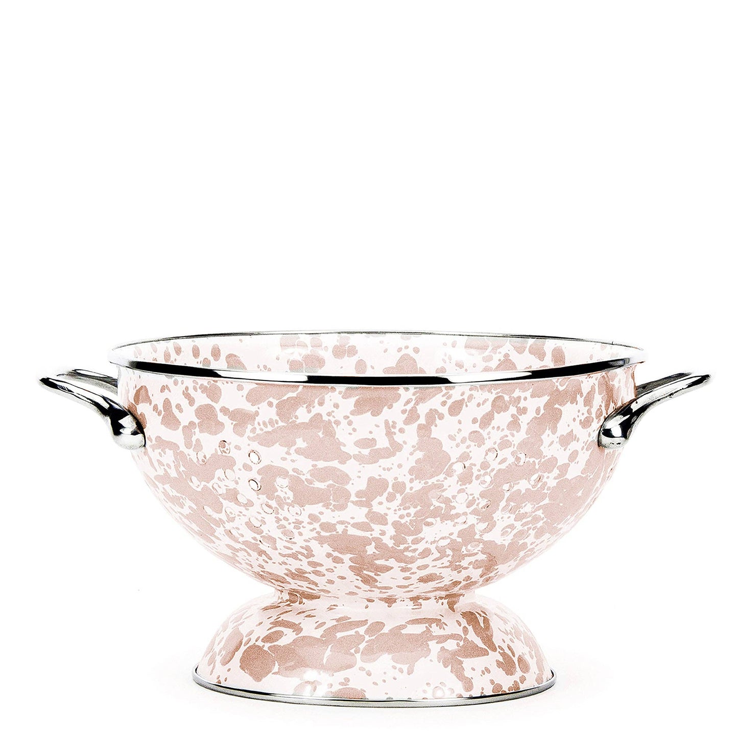 Taupe Swirl Colander