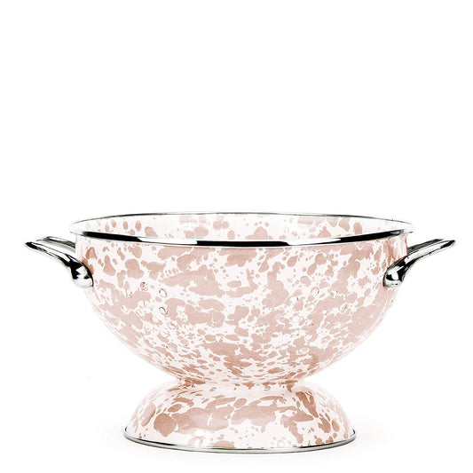 Taupe Swirl Colander