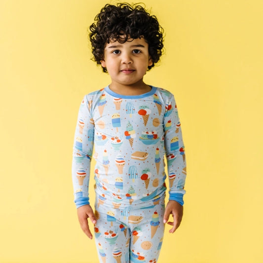 Little Sleepies Blueberry 2 Piece Pajama Set