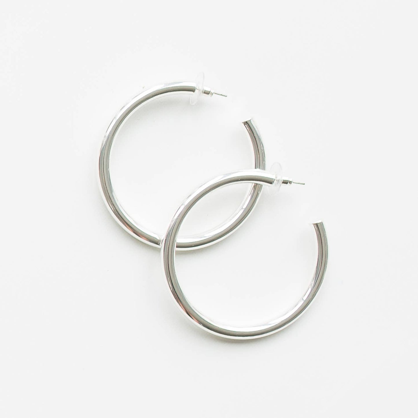 Estonia Silver Shiny Earrings