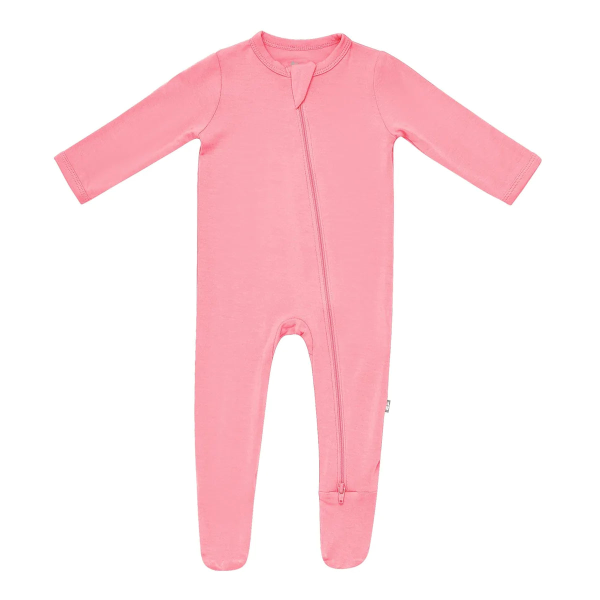 Kyte Baby Zippered Footie Rose