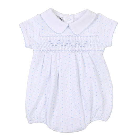 Magnolia Baby Riley and Ryan Smocked Boy Bubble