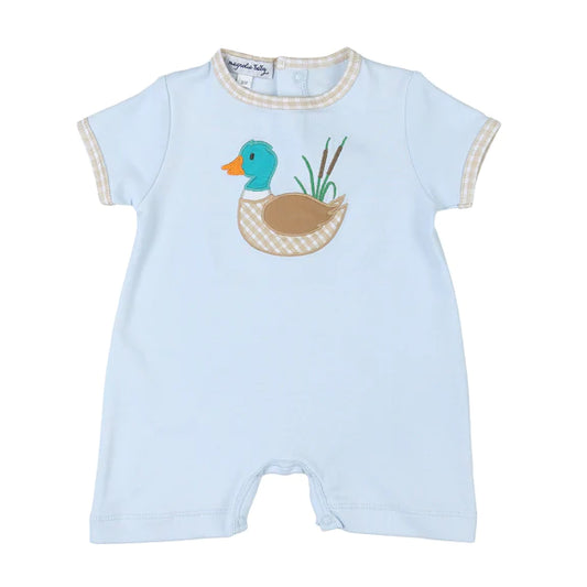 Magnolia Baby My Mallard Applique Playsuit