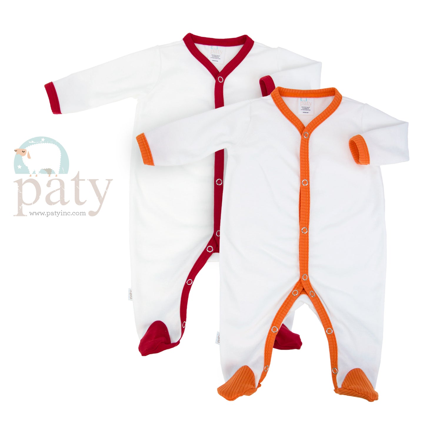 Paty Pima Orange Footie