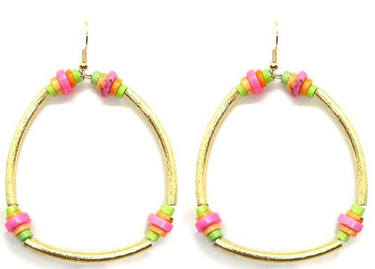 Sunrise Lasso Loop Earrings